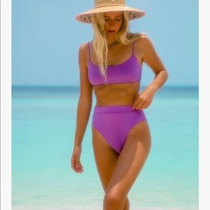 Billabong dusty purple swimsuit.